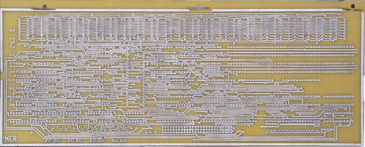 фотография печатной платы, вид сверху